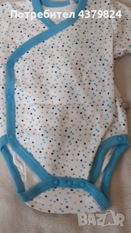 Нови немски бебешки бодита р.56 , с этикет, без никакви забележки, 100% памук, снимка 8 - Бодита за бебе - 53467944
