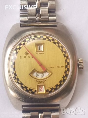 Рядък интересен Часовник  -  Закупен от Англия!  Договаряне!, снимка 1 - Мъжки - 45852645
