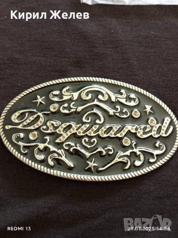 ФЕШЪН КАТАРАМА за КОЛАН с КРИСТАЛИ Dsquared 12445