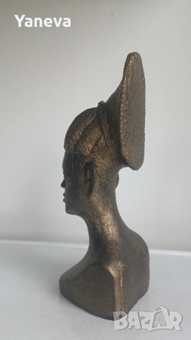 Африканска, самобитна дърворезба с позлата , ръчно изработена. , снимка 9 - Статуетки - 53952932