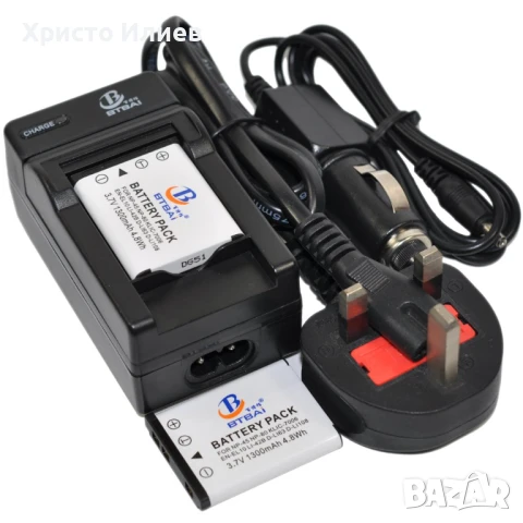 LI-40B батерия 2бр и зарядно за Olympus Stylus и Tough фотоапарати