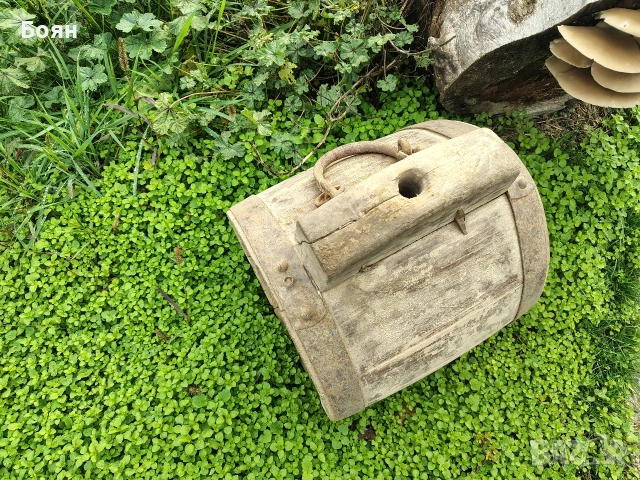 Стар голям бъкел за вода., снимка 2 - Антикварни и старинни предмети - 53883166