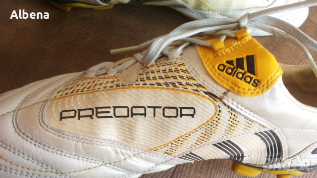 Adidas PREDATOR Football Leather Boots Размер EUR 43 1/3 / UK 9 бутонки естествена кожа 199-14-S, снимка 9 - Спортни обувки - 46525009