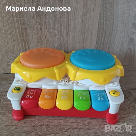 Музикална играчка 2в1 Пиано и Барабани, снимка 1 - Музикални играчки - 45326578