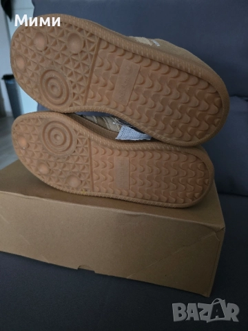 Бежови велурени маратонки Adidas Samba 38н., снимка 5 - Маратонки - 52314591