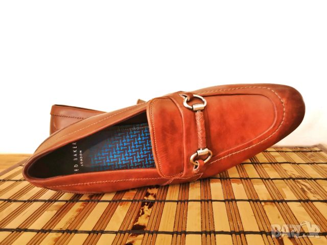 Ted Baker Daiser Burnish Loafers / 41* / обувки мокасини от естествена кожа и гьон / състояние: ново