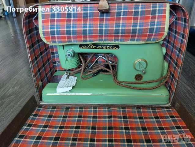 Продавам шевна машина ВОЛГА,модел ЗК, , снимка 5 - Шевни машини - 53835828