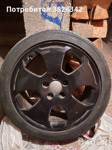 Джанти за Ауди 5x112 -225/45 r17 с добри гуми