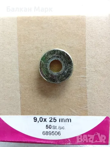 Поцинковани,подложни,конусни шайби,шайба за винтове за дърво – 9x25 мм (50, снимка 4 - Железария - 50360407
