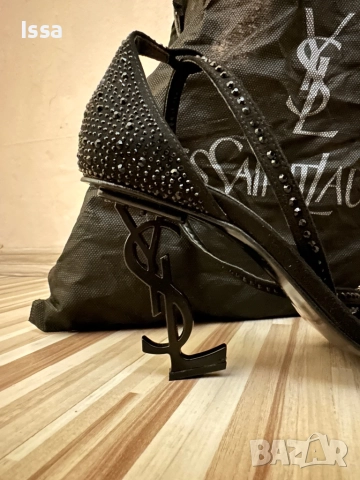 Обувки на ток YSL, снимка 2 - Дамски обувки на ток - 52404355