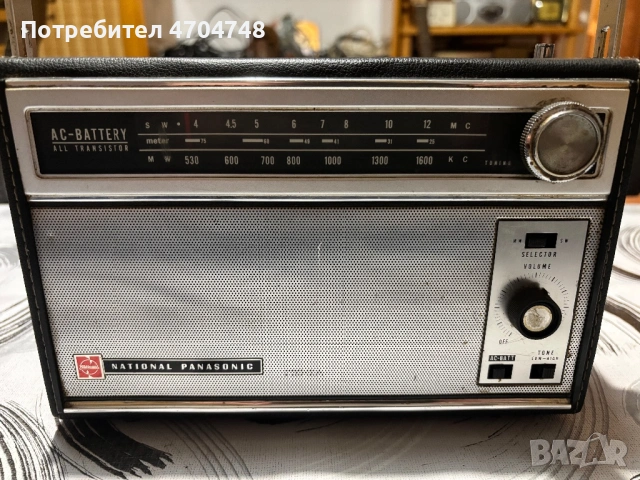 Транзистор Nacional Panasonic , снимка 3 - Радиокасетофони, транзистори - 53058174