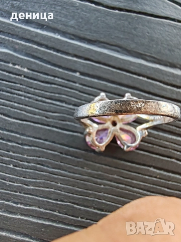 Сребърен пръстен проба 925, снимка 5 - Пръстени - 51552996