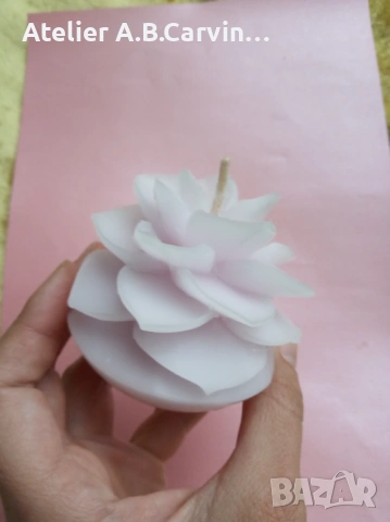 Декоративни ароматна свещ цвете Бегония, подходяща за подарък 