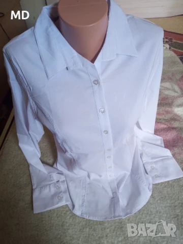 Бяла риза редингот 