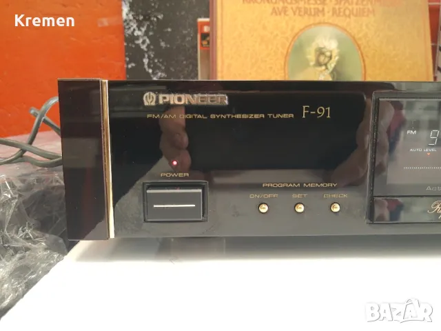 Тунер PiONEER F91, снимка 2 - Ресийвъри, усилватели, смесителни пултове - 49434286