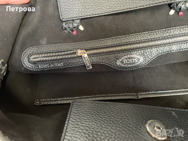 Tod's кожена чанта Оригинал, снимка 8 - Чанти - 51229291