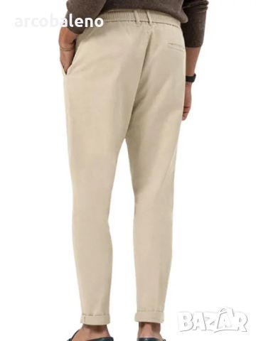 Нови мъжки модерни бизнес прави едноцветни ежедневни панталони, 8цвята , снимка 4 - Панталони - 46473395