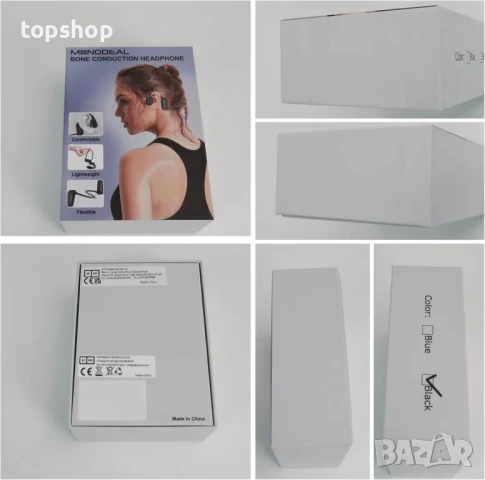 НОВИ Слушалки Monodeal X1 Bone Conduction, Bluetooth 5.2 спортни водоустойчиви IP65, снимка 3 - Bluetooth слушалки - 50494982