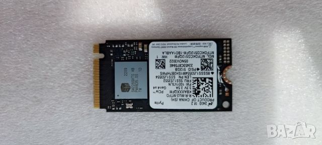 Продавам Нов Бърз SSD/nVME Хард Диск Micron 2400 512Gb М.2 2242 PCIe Gen4 x4