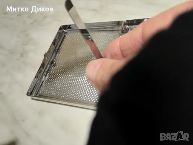 Табакера метална  като нова 93х75мм, снимка 4 - Табакери - 50166675