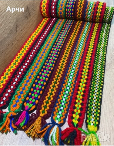 Ръчно изработени вълнени колани за народни носии, снимка 2 - Антикварни и старинни предмети - 53223787