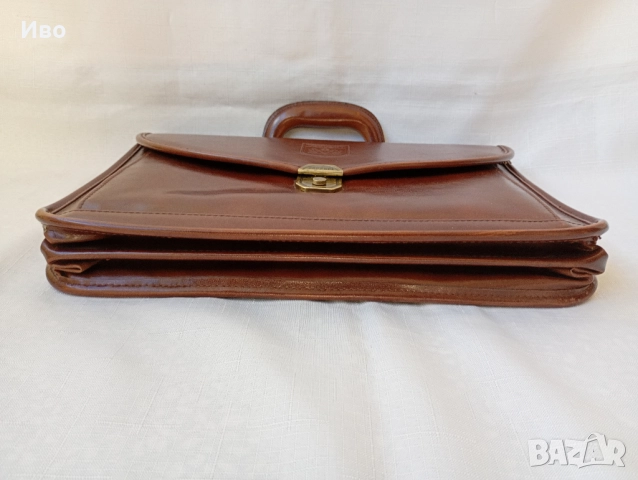 Кожена бизнес чанта Ferrari, снимка 5 - Чанти - 52944033