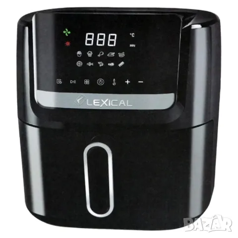 Еър фрайър с тъч скрийн Lexical Airfryer LAF-3045, снимка 5 - Фритюрници - 47230816