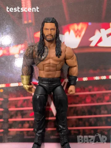 Екшън фигура WWE Roman Reigns Роман Рейнс ELITE SERIES Bloodline mattel figure елит, снимка 2 - Колекции - 48829963