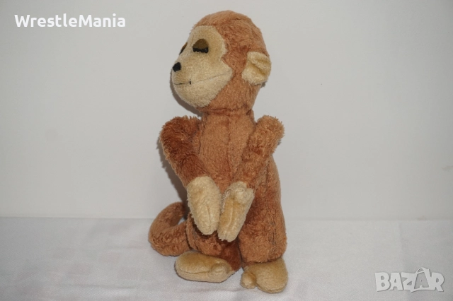 Vintage 50 Годишна Плюшена Маймуна R.Dakin Co 1975 San Francisco Product Of Korea 28см