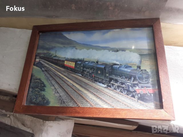 Плакат снимка картина влакове локомативи N 2, снимка 4 - Антикварни и старинни предмети - 45209045