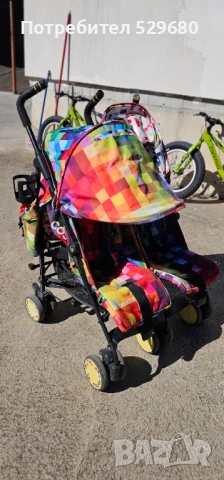 Количка за близнаци Cosatto, снимка 2 - Стоки за близнаци - 51834994