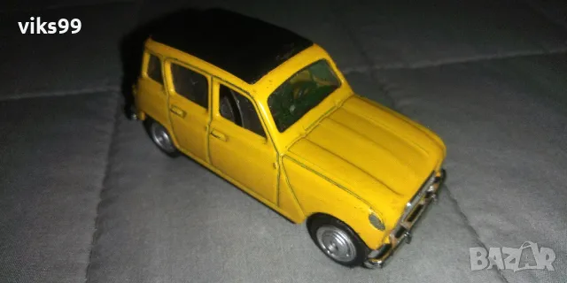 Renault 4 - Welly 52362 - Мащаб 1:60, снимка 5 - Колекции - 48703397