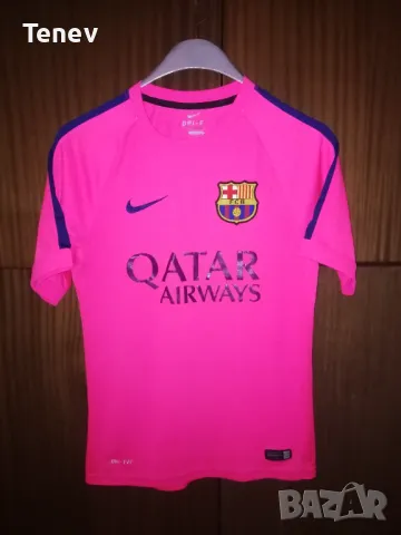 Barcelona Nike 2014/2015 оригинална тренировъчна тениска фланелка Барселона размер S, снимка 1 - Тениски - 49293934