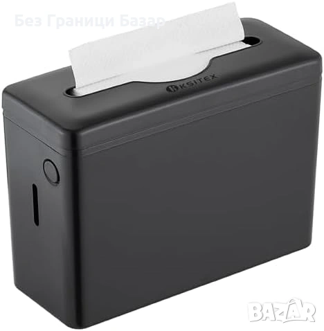 Нов Черен диспенсър за салфетки и хартиени кърпи с голям капацитет за баня кухня