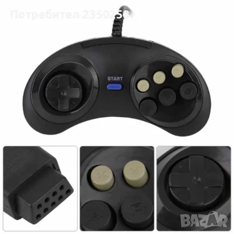 Sega Mega Drive 2 – игрова конзола 16 BIT с вградени игри сега тв игра, снимка 6 - Други игри и конзоли - 47294062