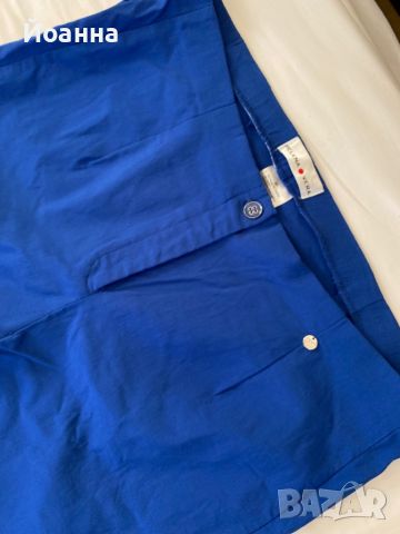 Дамски син панталон, снимка 2 - Панталони - 45538618