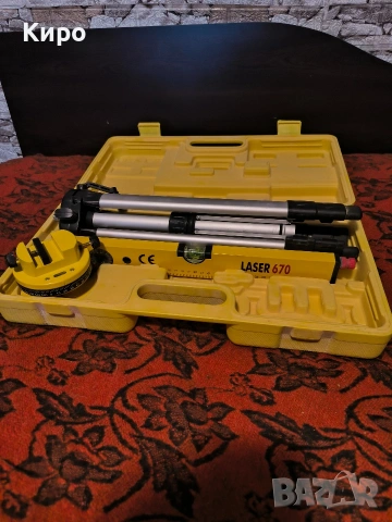 Продавам геодезически стативи и лазерен нивелир