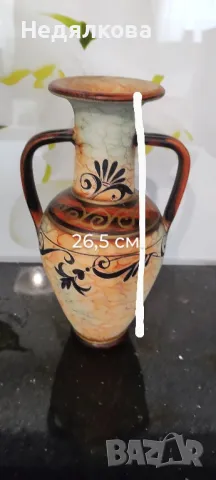 Ретро керамична ваза., снимка 5 - Декорация за дома - 49868440