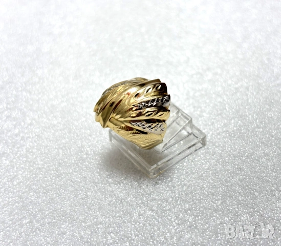 Дамски Златен Пръстен-2,44 грама, 14К (проба 585)