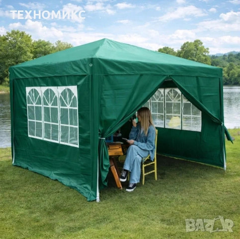 Парти шатра , 3х4 м, зелена, 9.22 kg