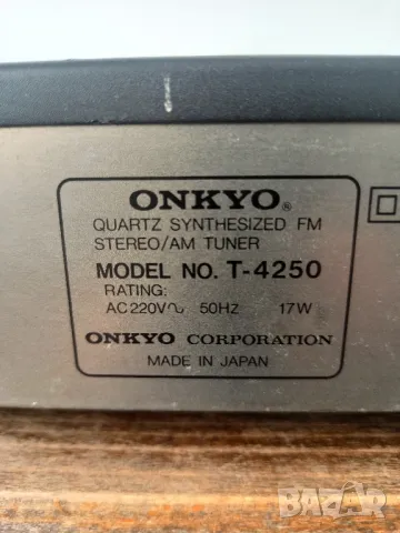 ONKYO integra T4250, снимка 7 - Ресийвъри, усилватели, смесителни пултове - 47744345