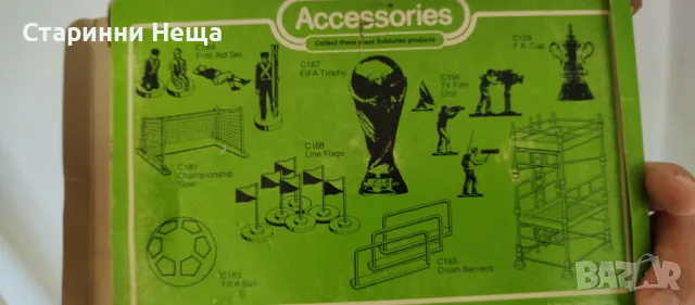  Subbuteo Toulouse 80-те години футбол футболисти фигура фигурки , снимка 2 - Колекции - 48076404