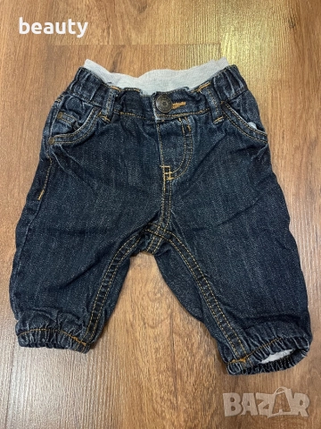Бебешки дънки H&M с подплата 56 размер 