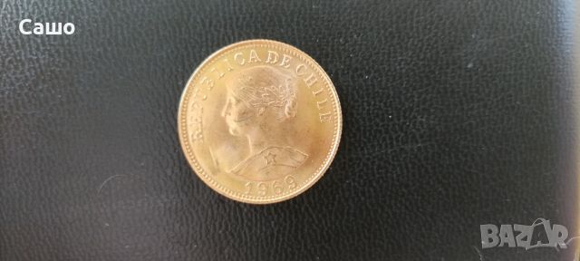 Златна монета 50 Чилийски Песо Либърти, снимка 2 - Нумизматика и бонистика - 46184866