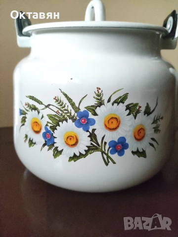 Емайлиран чайник, снимка 5 - Аксесоари за кухня - 52911680