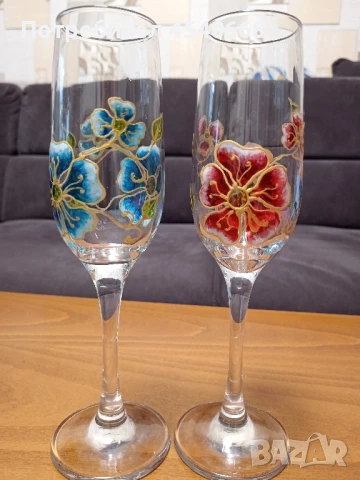 Ръчно рисувани чаши. , снимка 2 - Други услуги - 51104530