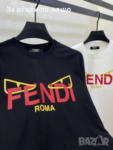 Fendi Мъжка Тениска👕Мъжка Блуза С Къс Ръкав Фенди - Различни Цветове Код Mens P.146, снимка 2 - Тениски - 53823295