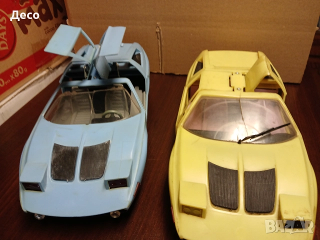 Стари пластмасови полски играчки коли Мерцедес., снимка 3 - Колекции - 51576005