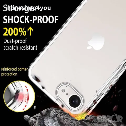 Прозрачен 360° Градуса Кейс за Apple iPhone 16e, снимка 3 - Калъфи, кейсове - 50179576
