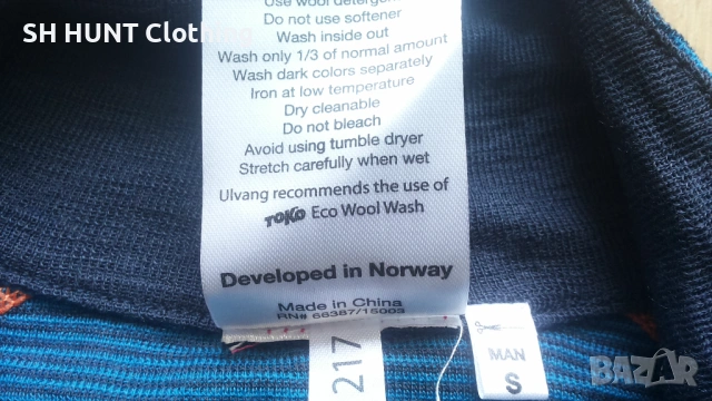 ULVANG THERMO UNDERWEAR 100% Merino Wool размер S термо блуза 100% Мерино вълна - 2279, снимка 14 - Блузи - 53697099